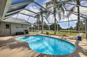 Palm Harbor Home with Pool and Golf Course Views!